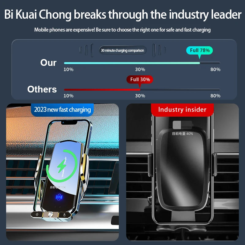 Car Magnetic Cell Phone Holder wireless charger
