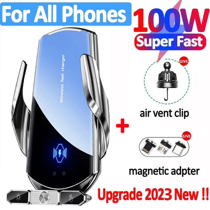 Car Magnetic Cell Phone Holder wireless charger